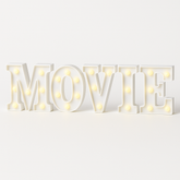 Movie Night Light-Up Marquee Sign - Perfect for Hollywood Themes